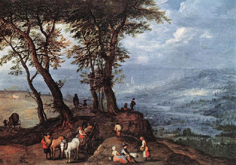 BRUEGHEL, Jan the Elder Going to the Market fdf china oil painting image